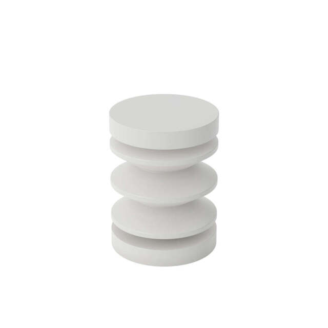IRIS WHITE SIDE TABLE - image 1