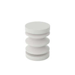 IRIS WHITE SIDE TABLE - thumbnail 1