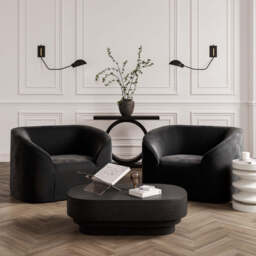 IRIS WHITE SIDE TABLE - thumbnail 4