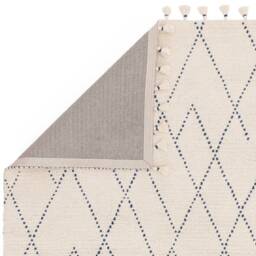 Nepal 120x170cm Cream/Blue Diamond Rug Rug - thumbnail 5