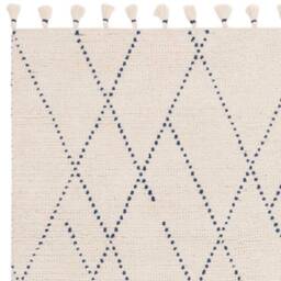Nepal 120x170cm Cream/Blue Diamond Rug Rug - thumbnail 4
