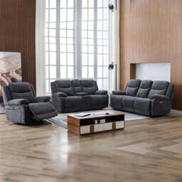 Herbert Chair Power Recliner Dark Grey - thumbnail 2