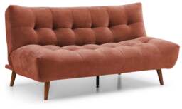 Venus Terracotta Chenille Lux Sofa Bed - thumbnail 3