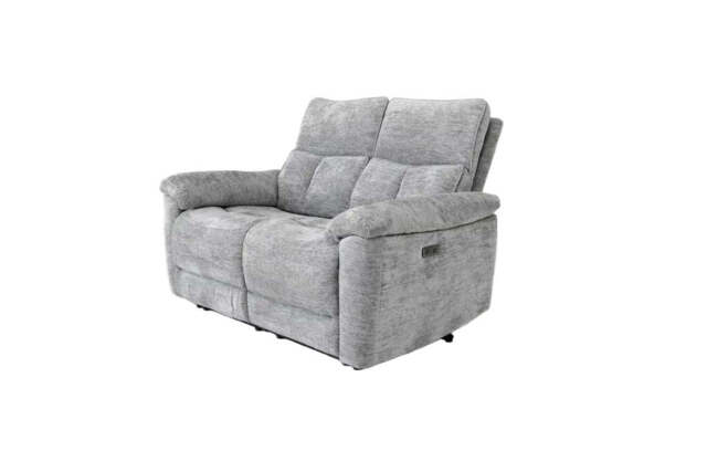 Klint Grez Lay-Z-Boy Style Fabric Power Recliner 2 Seater Sofa - image 1