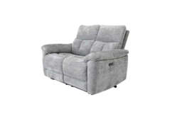 Klint Grez Lay-Z-Boy Style Fabric Power Recliner 2 Seater Sofa - thumbnail 1