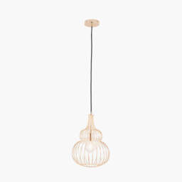 Dania French Gold Metal Wire Shaped Pendant - thumbnail 2