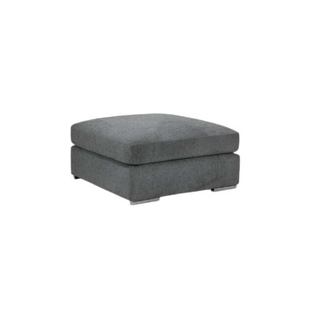 Naples Sofa Grey Footstool - image 1