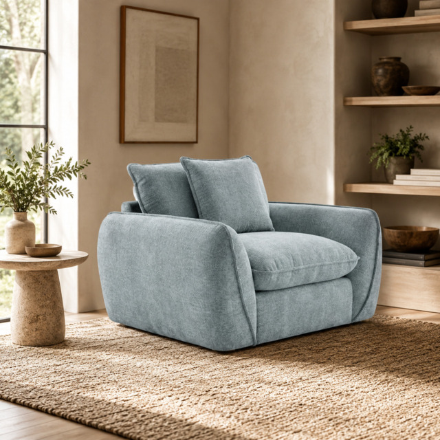 Berlin Sofa Grey Armchair - image 1