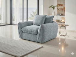 Berlin Sofa Grey Armchair - thumbnail 3