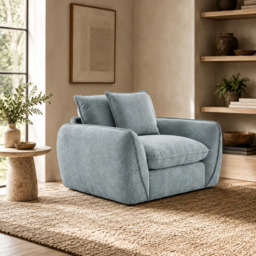 Berlin Sofa Grey Armchair - thumbnail 1