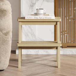 ADDIE GREY WASH STOOL - thumbnail 2