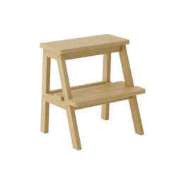 ADDIE GREY WASH STOOL - thumbnail 1