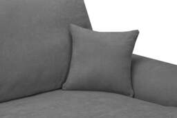 Winnie Cinema Lounge Sofa And Footstool In Dark Grey Boucle Fabric - thumbnail 5