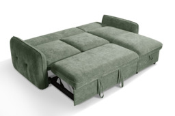 Moscow Universal L Shape Corner Sofa Bed Green With Ottoman Storage Eastley - Kip - Quercioli - Barete - Metropolitan - Portobello - Aissa Style - thumbnail 6
