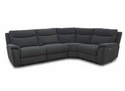 Maverick Black Lay-Z-Boy Style Fabric Power Recliner Corner Sofa Tamla - Maverick - DFS - thumbnail 2