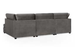 Carnaby Sofa Plush Grey U Shape Corner Morgan - Malvern - Somerford - Calix - Euphoria - Plush Style - thumbnail 4