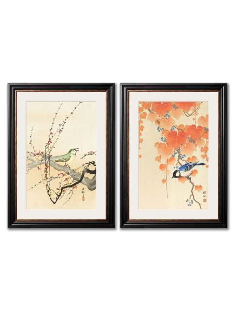 c.1910 Garden Birds - Ohara Koson - image 1