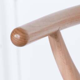 Wishbone Natural Wooden Dining Chair - thumbnail 4