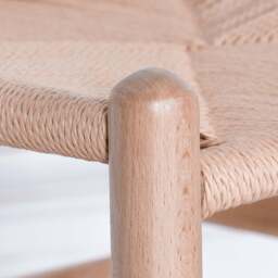 Wishbone Natural Wooden Dining Chair - thumbnail 2