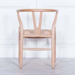 Wishbone Natural Wooden Dining Chair - thumbnail 6