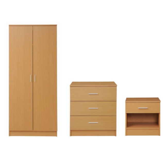 Rio Costa 3 Piece Bedroom Set 3 Drawer - image 1
