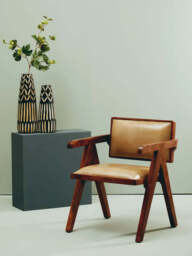 Buffalo Natural Leather Armchair - thumbnail 2