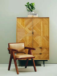 Buffalo Natural Leather Armchair - thumbnail 3