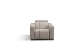 Dallas Cream Lay-Z-Boy Style Leather Power Recliner Armchair - thumbnail 3