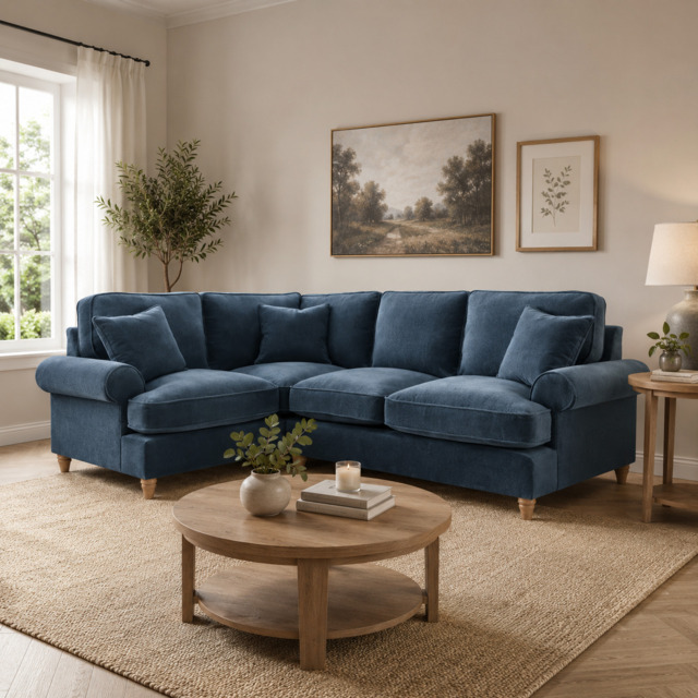 1 Corner 2 Manhattan Navy The Great Sofa Company - Victoria - Bromfield - Lola - Alfie - Mari - Longfellow - Duresta Style - image 1