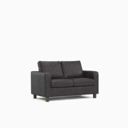 Model 28 - 2 Seater Sofa PU Black - thumbnail 2