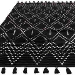 Nepal 160x230cm Black/Cream Diamond Rug Rug - thumbnail 3