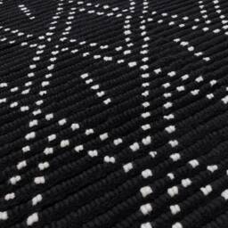 Nepal 160x230cm Black/Cream Diamond Rug Rug - thumbnail 6