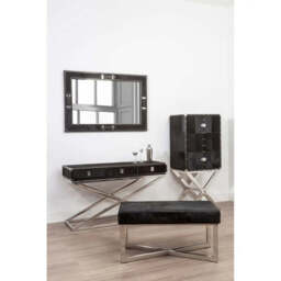 Kensington Townhouse Hair On Hide 3 Drawer Console Table - thumbnail 2