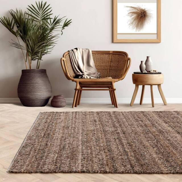 Abbus 160x230cm Tawny Brown Rug - image 1