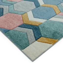 Sketch 120x170cm SK10 Hexagon Multi Rug - thumbnail 5