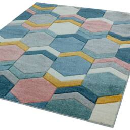 Sketch 120x170cm SK10 Hexagon Multi Rug - thumbnail 4