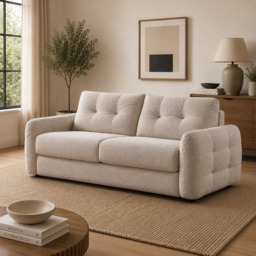 Athens Sofabed Beige 3 Seater - thumbnail 1