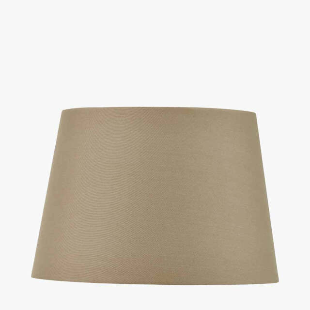 Adelaide 35cm Taupe Tapered Cotton Mix Lampshade - image 1