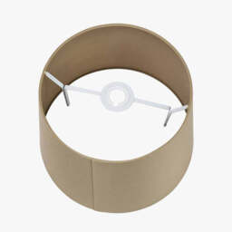 Adelaide 35cm Taupe Tapered Cotton Mix Lampshade - thumbnail 2