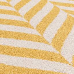 Muse 066x240cm Yellow Chevron Rug MU08 Rug - thumbnail 6