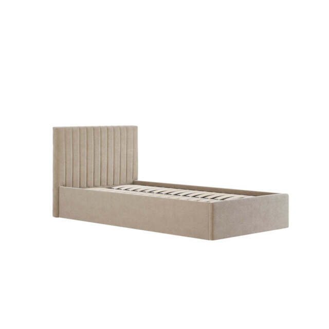 BERLIN BEIGE OTTOMAN SINGLE BED - image 1