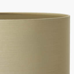 Harry 30cm Taupe Cotton Mix Cylinder Lampshade - thumbnail 3