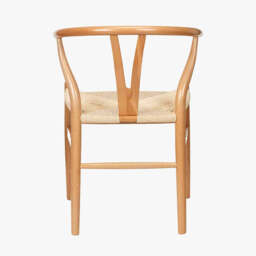 Quinn Natural Beech Wood and Natural Paper Rope Dining Chair - thumbnail 4