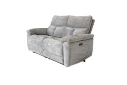 Klint Grez Lay-Z-Boy Style Fabric Power Recliner 3 Seater Sofa - thumbnail 2