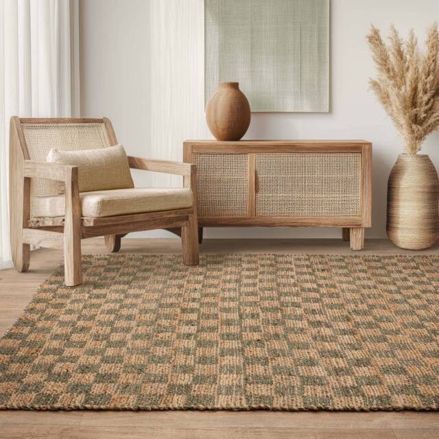 Naturi 200x290cm Olive Green Rug - image 1
