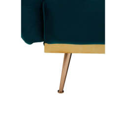 Hatton Green Velvet Sofa Bed - thumbnail 4