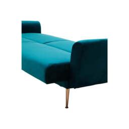 Hatton Green Velvet Sofa Bed - thumbnail 3