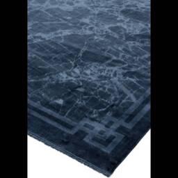 Zehraya 160x230cm ZE02 Ink Blue Border Rug - thumbnail 4