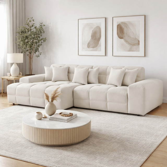Jacob Sofa Natural Left Hand Facing Corner - image 1