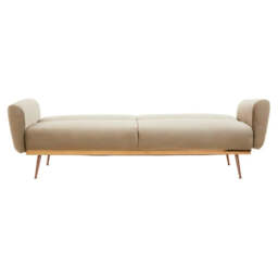 Hatton Mink Velvet Sofa Bed - thumbnail 4